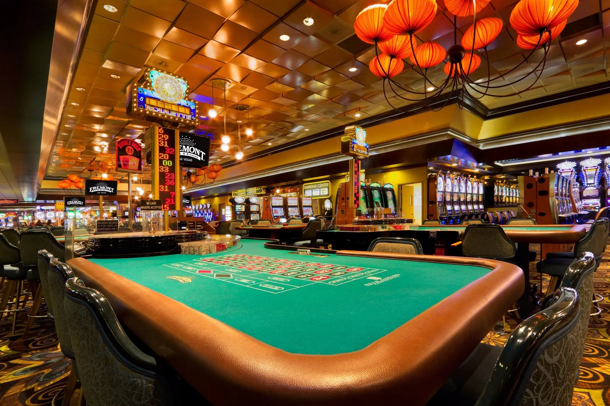 Casino hotel room arranged for comfortable rest between city outings